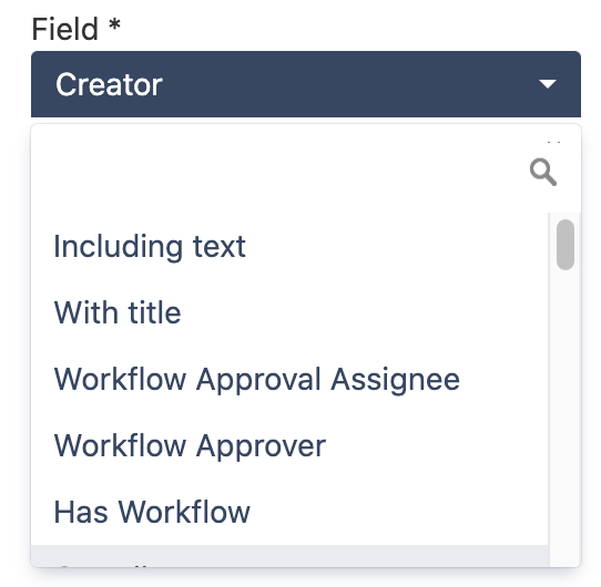 Edit mode of Search CQL Field